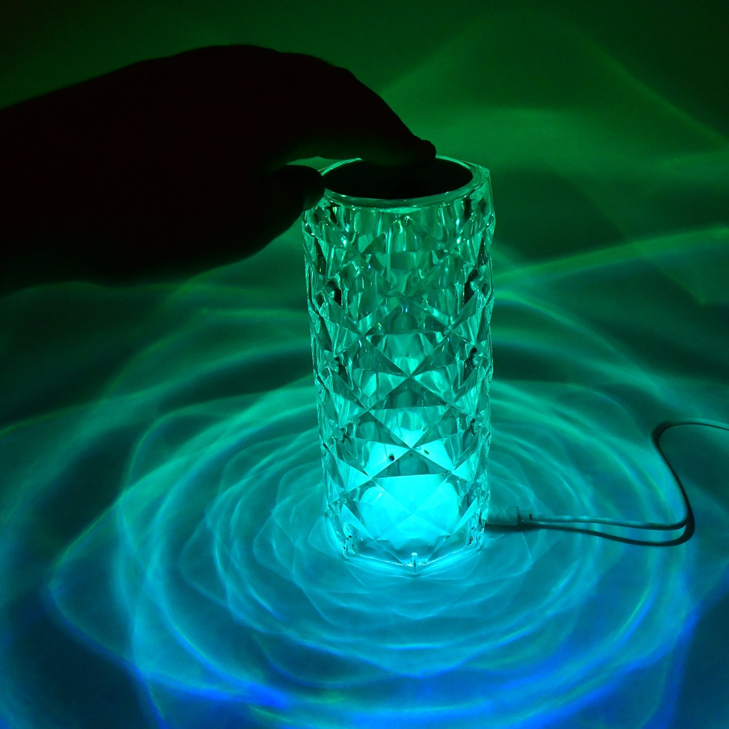 Crystal LED Touch Table Lamp with Remote Control Crystal LED Touch Table Lamp with Remote Control